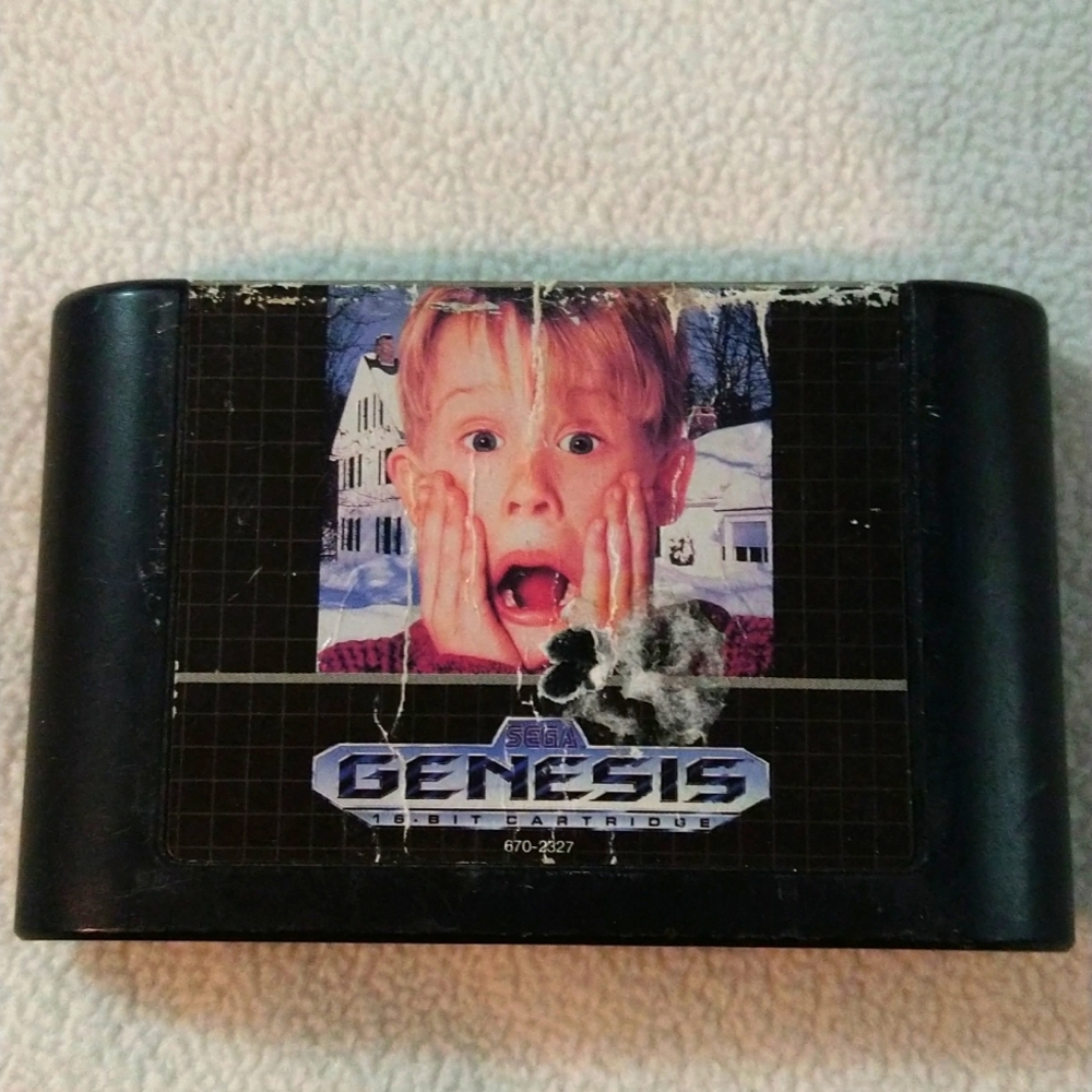 Sega Genesis Home Alone Video Cartridge